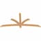 Ekena Millwork Davenport Timber Gable Bracket, Western Red Cedar, 72"W x 36"H x 1 1/2"D x 3 1/2"F, 12/12 Pitch GBW072X36X0204DAV00SWR - alternate 4